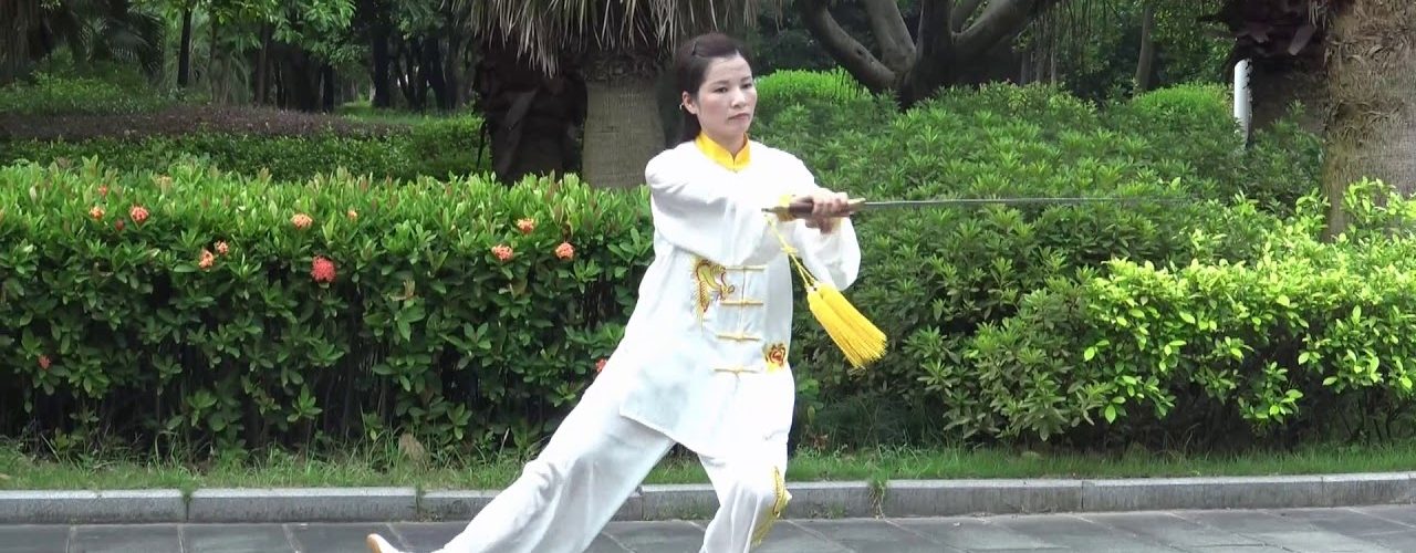 32 Yang Sword Form by unknown Chinese woman